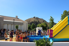 Fiesta del Agua en la Barriada del Puente